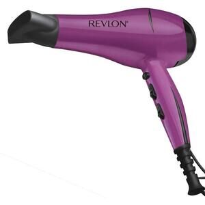 Revlon 1875W Smooth and Quick Blowouts Hair Dryer With Cold Shot & Accessory